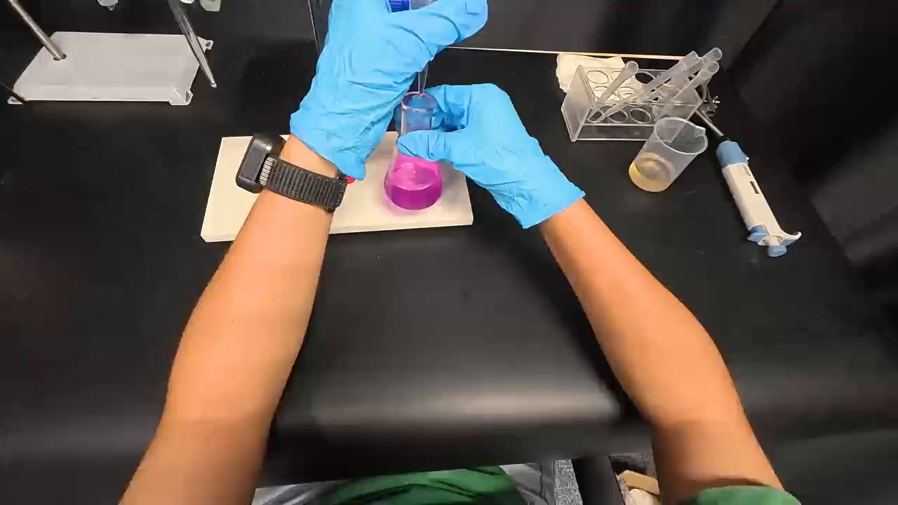 First RGB frame of the self-captured pipetting video