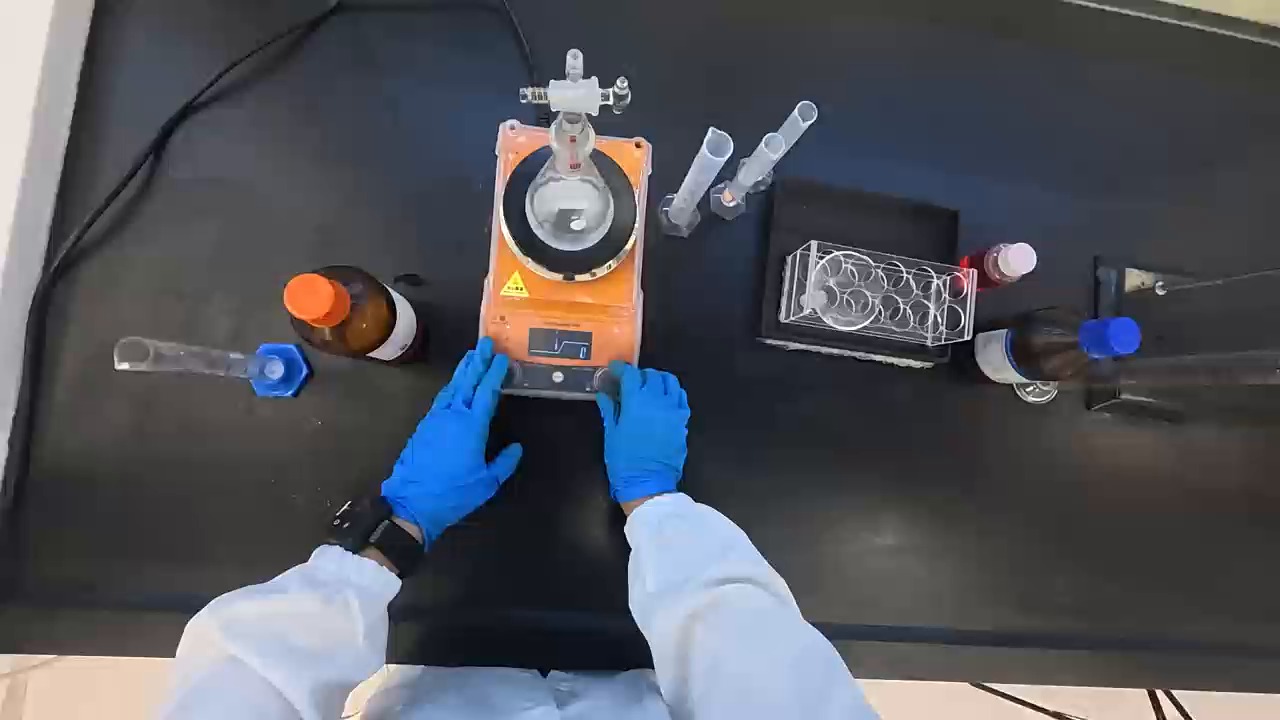 First RGB frame of the self-captured sample preparation video